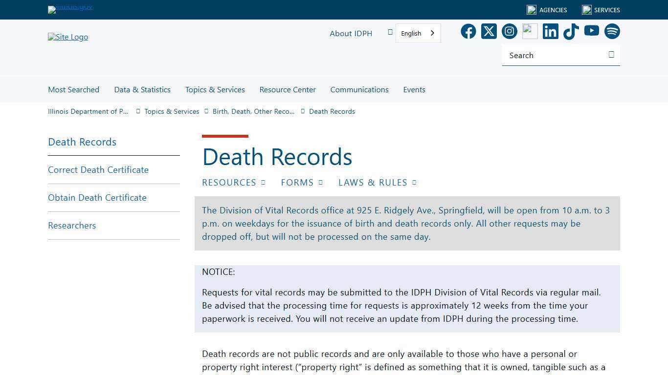 Death Records